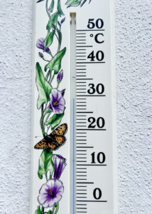 Mit 29,6°C am 17. August scheiterte dieser Tag an der 30-Grad-Marke nicht nur in Schalkhausen sondern auch im Landkreis (Foto: Brünst bei Herrieden). GOEDE